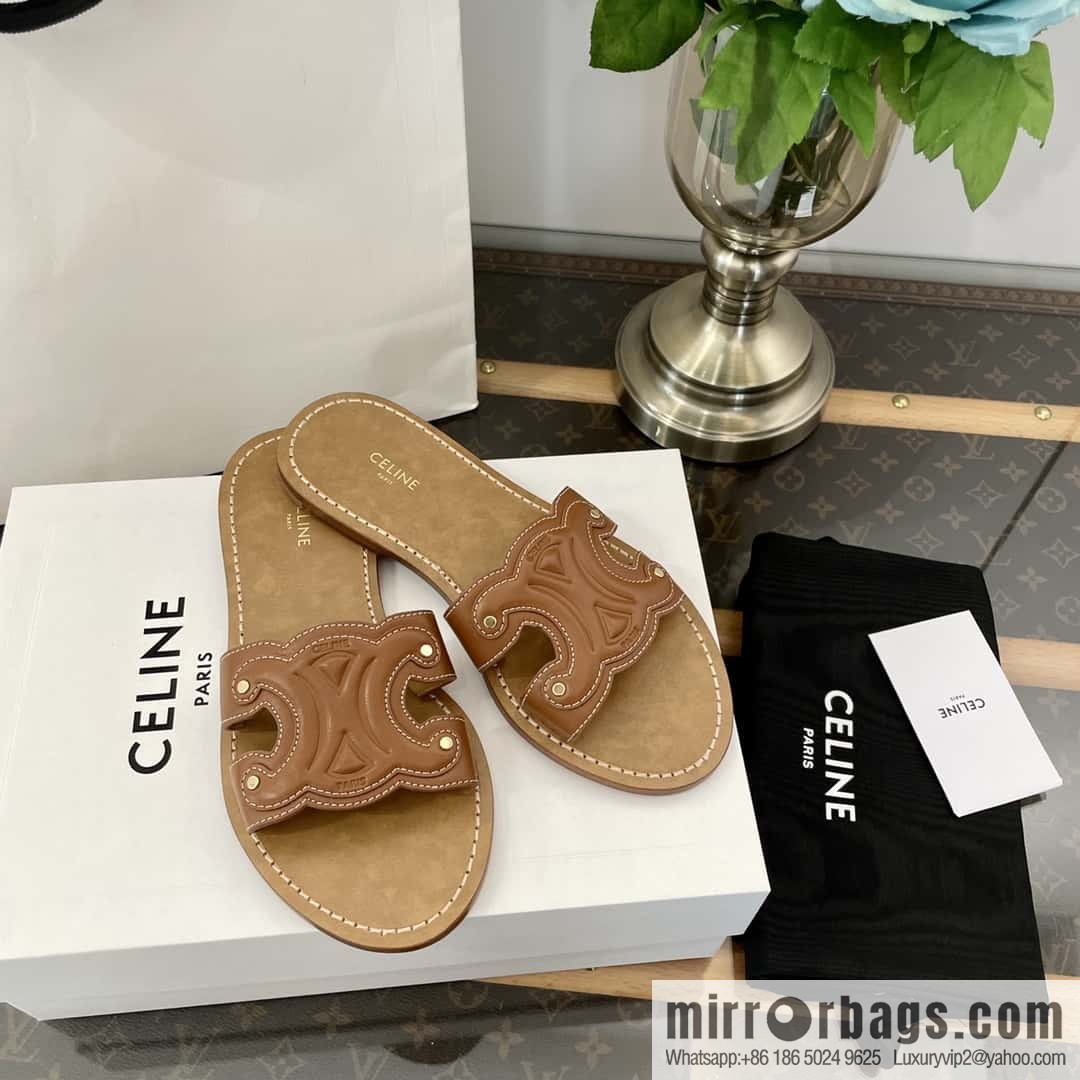 CELINE Arc de Triomphe Slippers