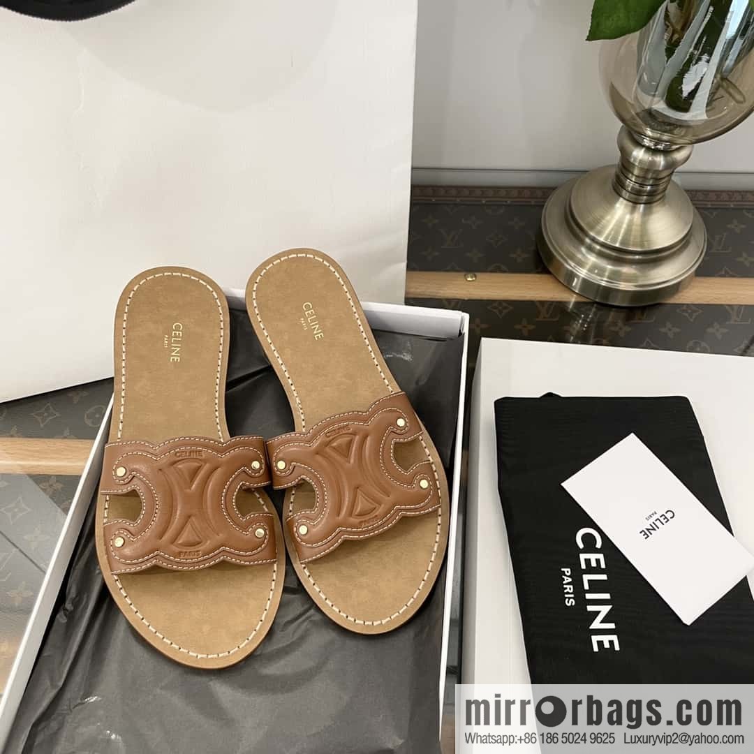 CELINE Arc de Triomphe Slippers