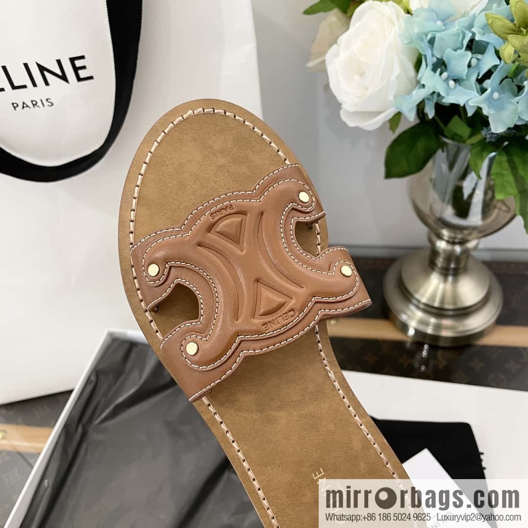CELINE Arc de Triomphe Slippers