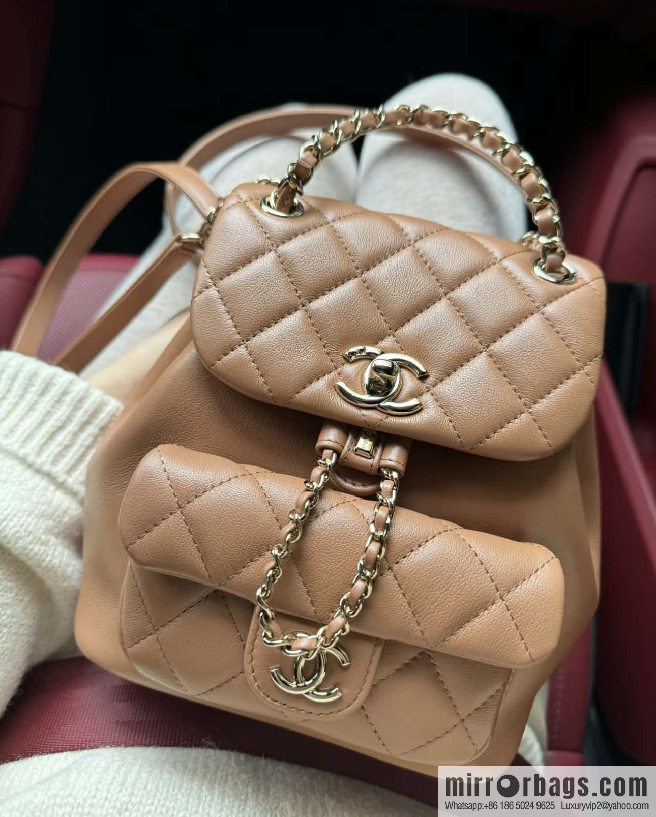 CHANEL classic ten thousand years duma backpack AS2908
