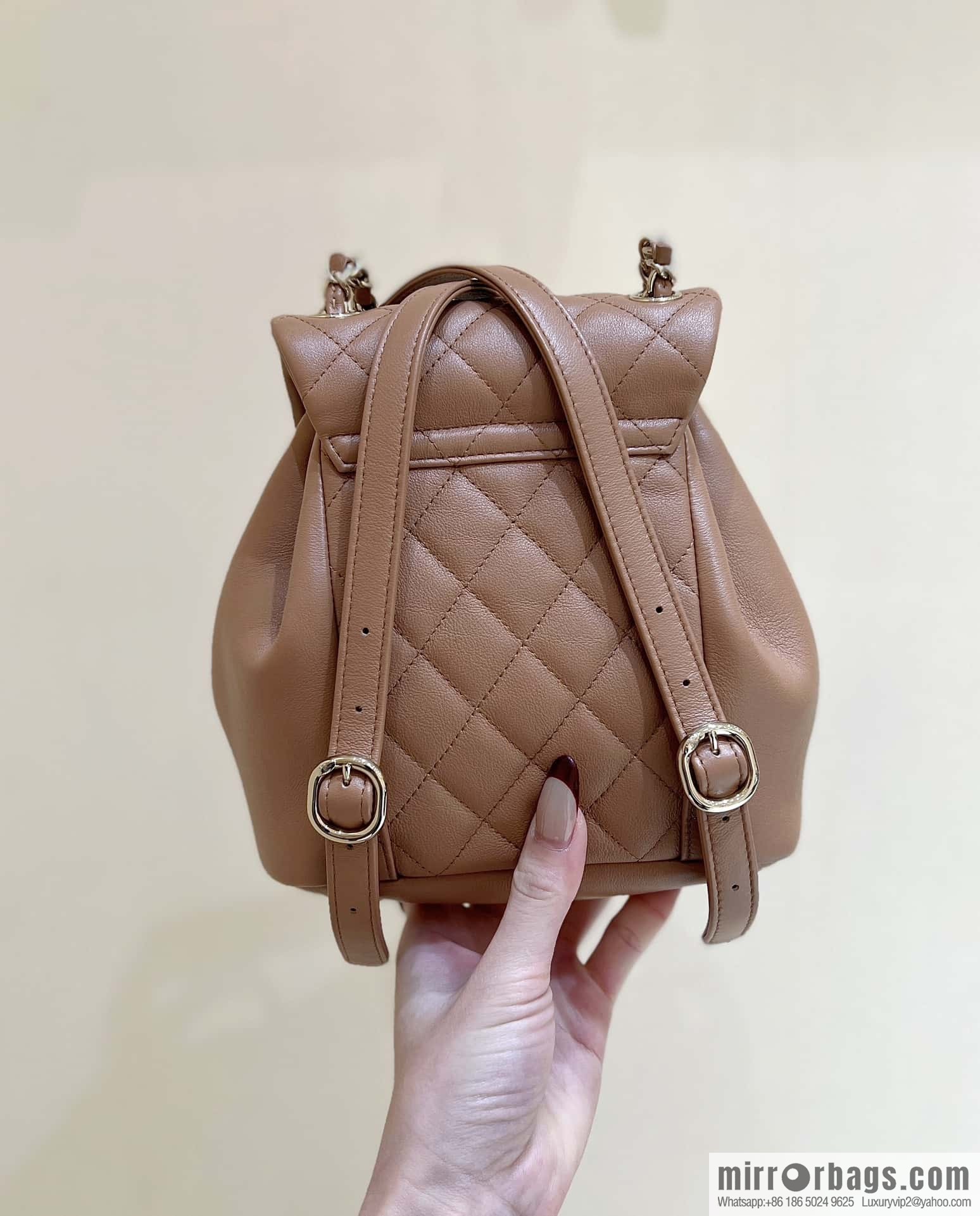 CHANEL classic ten thousand years duma backpack AS2908