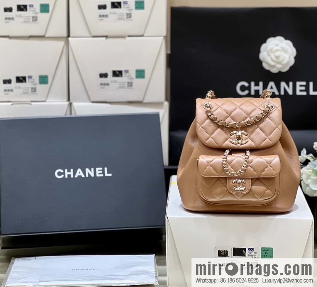 CHANEL classic ten thousand years duma backpack AS2908