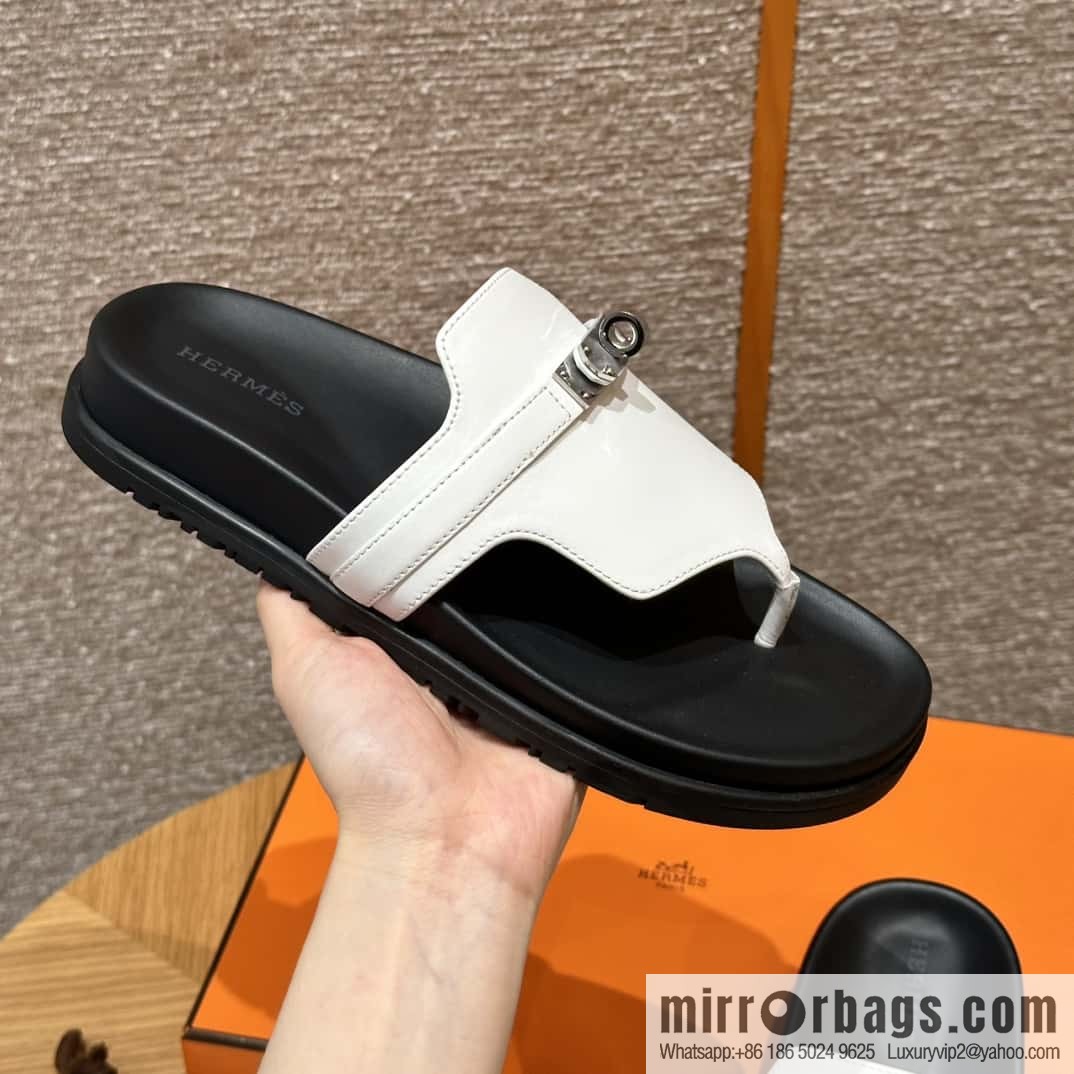 Hermès 258 Empire, plain weave/swift pure white/01/Blanc