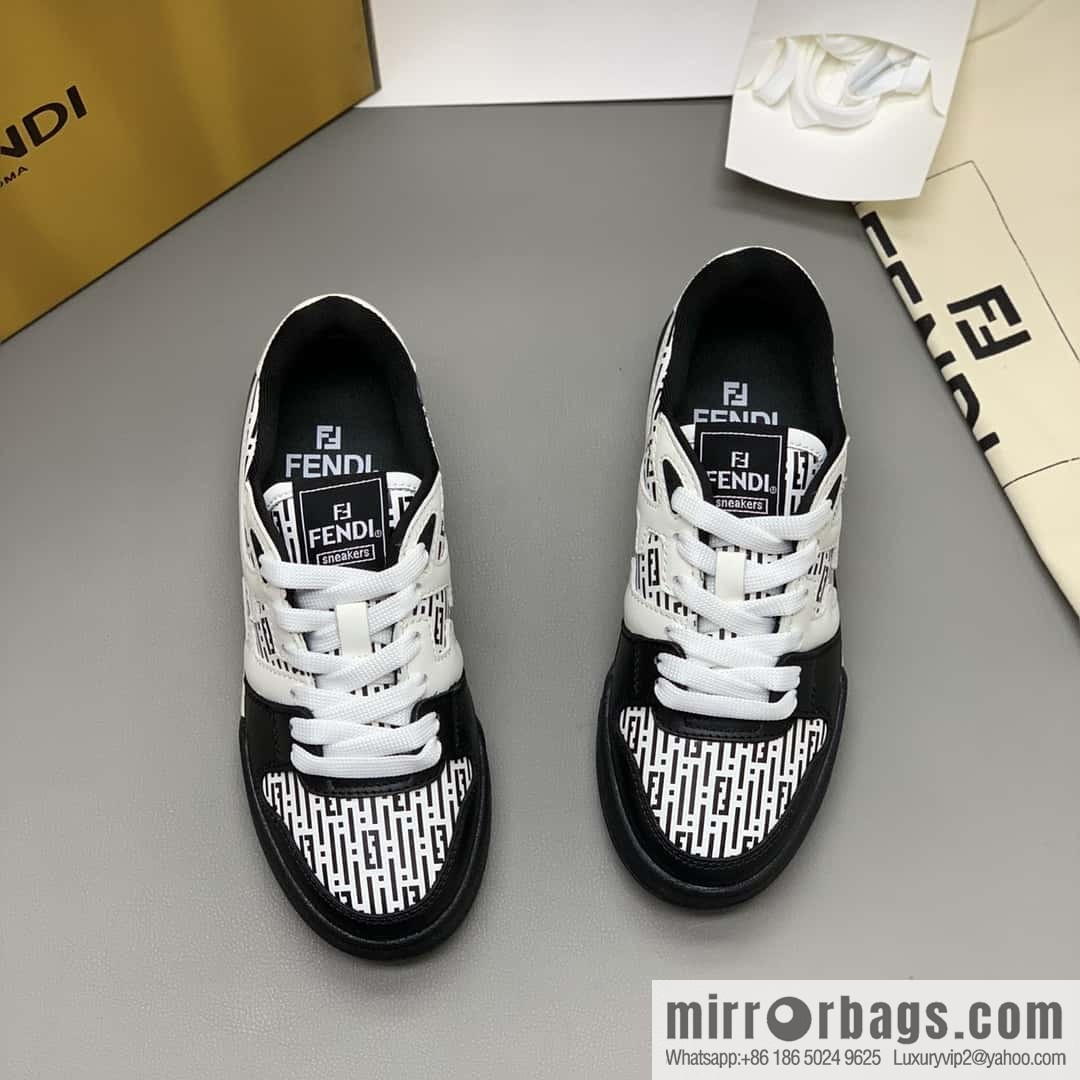 FENDI π men's retro sports casual shoes