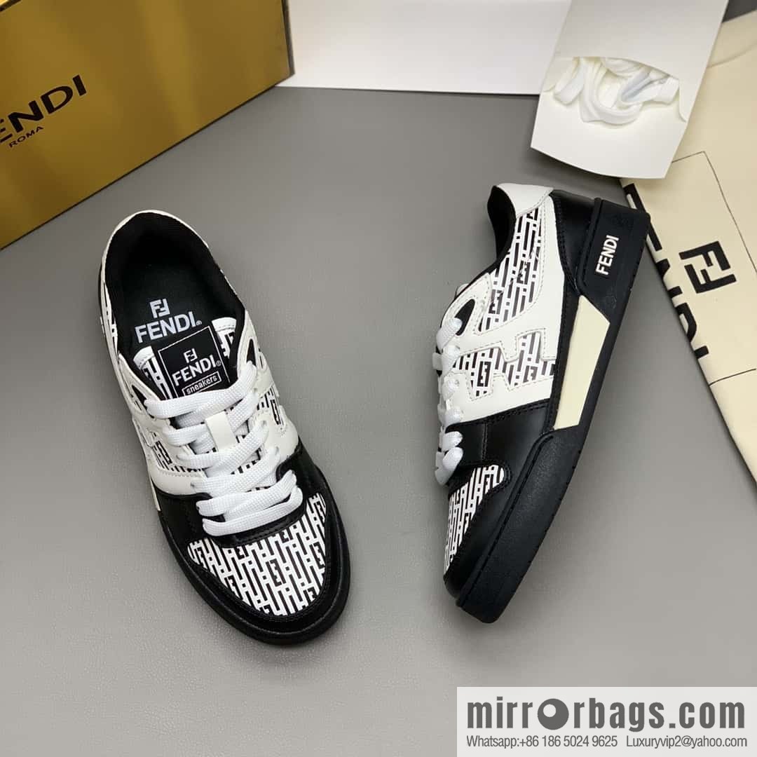 FENDI π men's retro sports casual shoes