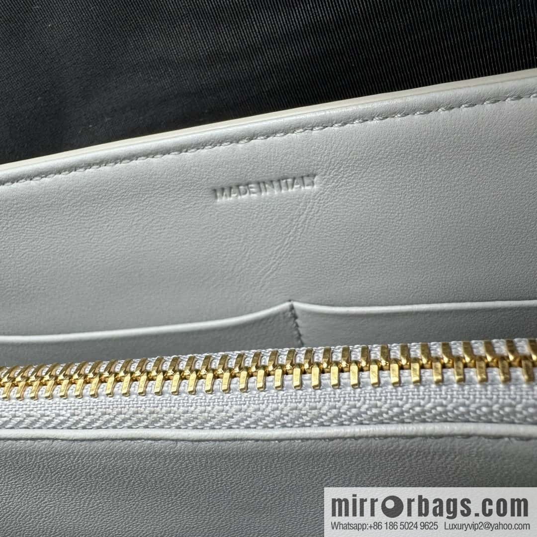 CELINE NINO medium soft cow leather (fabric) handbag 117523 cloud grey