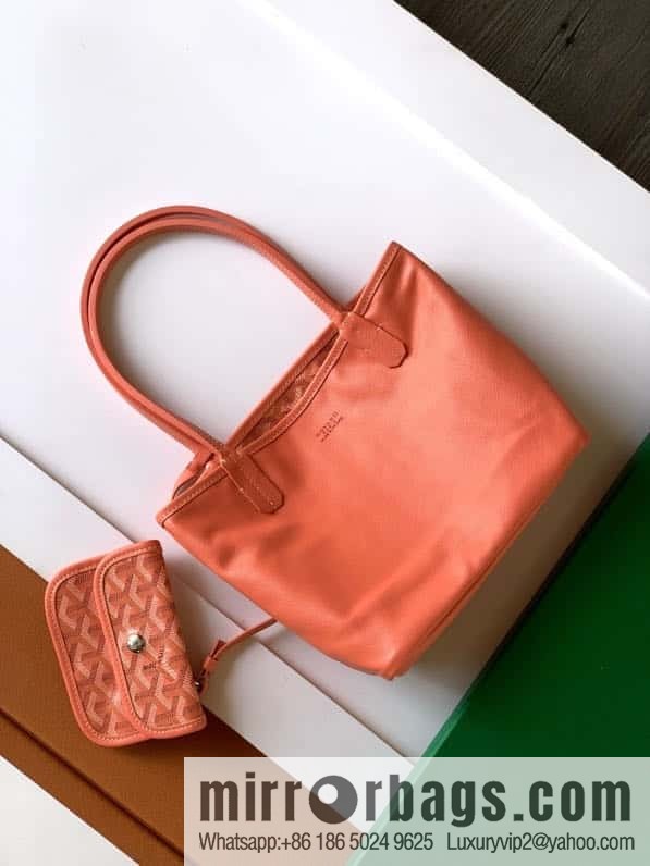 Goyard Anjou mini bag 2321-coral powder