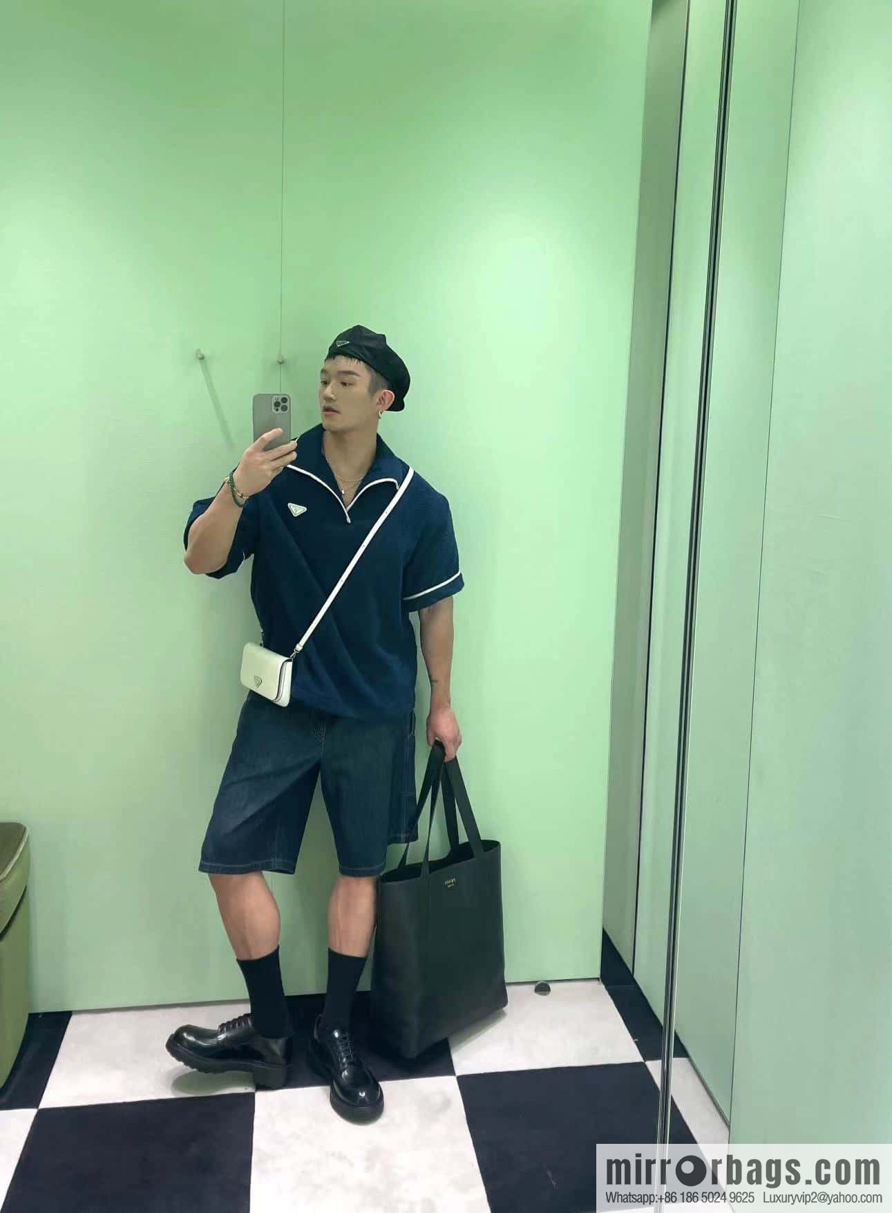 PRADA 🎉 new tote bag 🎉 2VG122 black