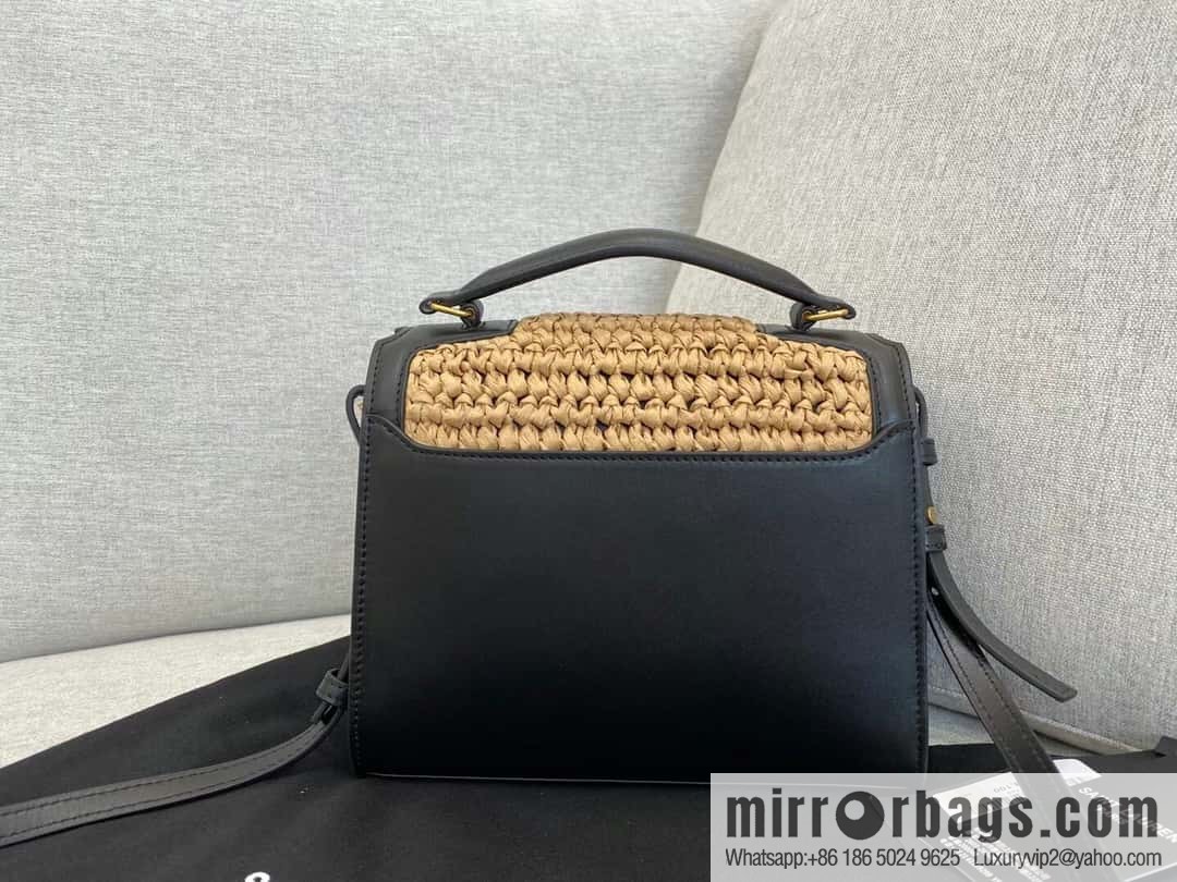 YSL #𝑪𝒂𝒔𝒔𝒂𝒏𝒅𝒓𝒂 mini woven handbag #623930
