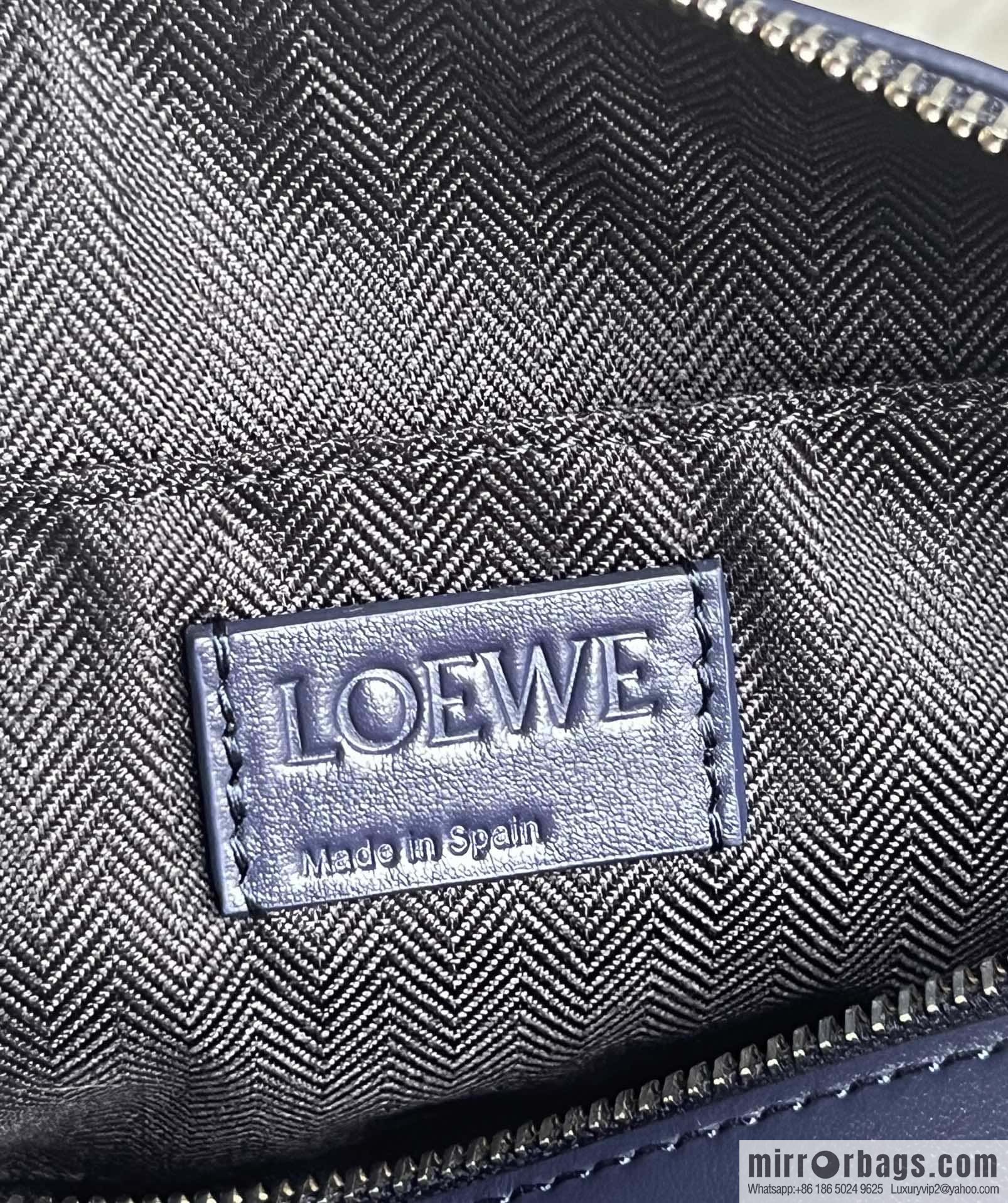 LOEWE latest puzzle.folding clutch bag 0697 dark blue