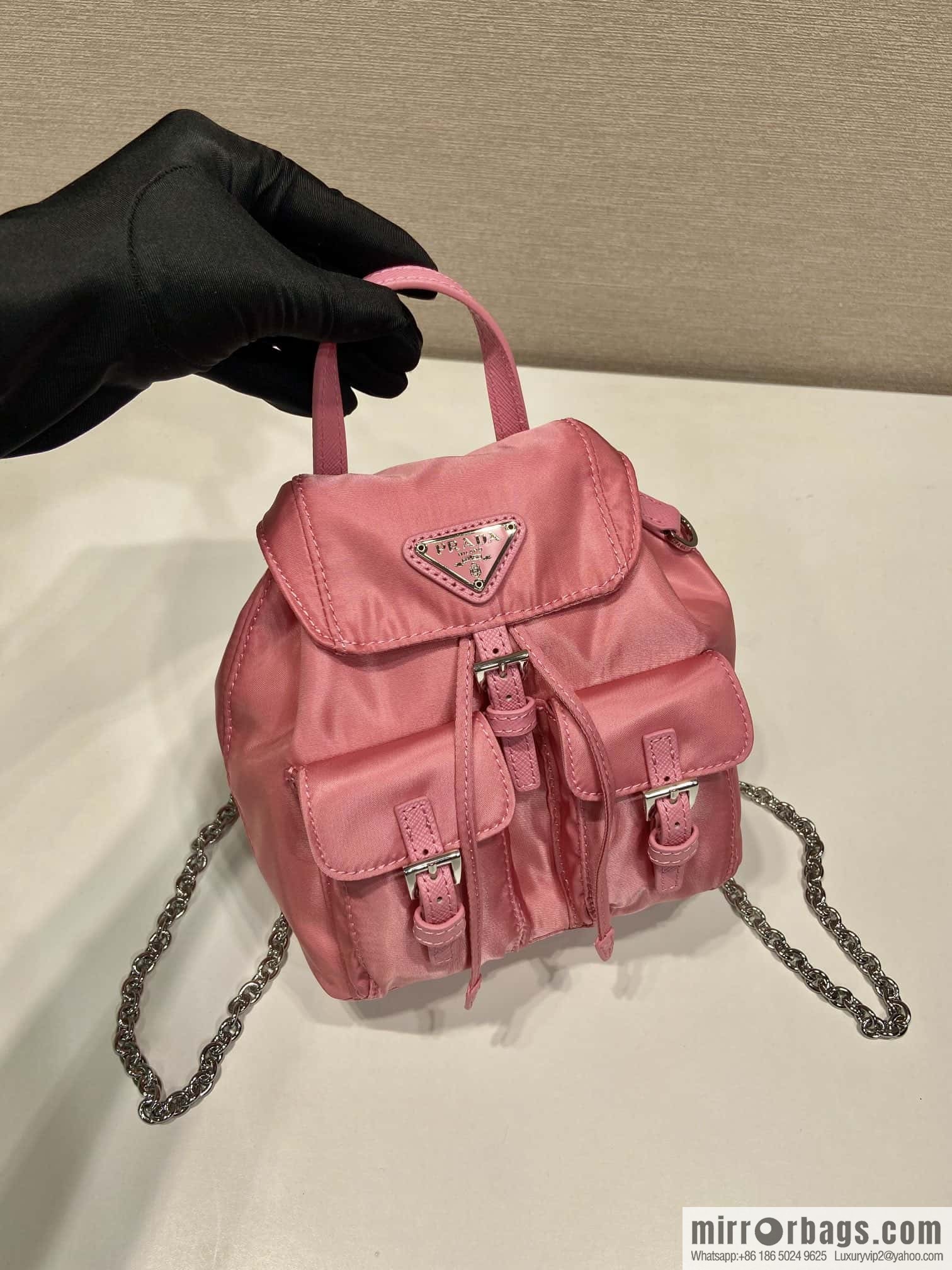 PRADA 🎉 mini backpack 🎉 1BH029 pink