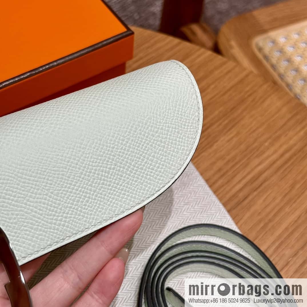 Chaine d'Ancre To Go Wallet, Pig Nose Togo Bubble Green Silver Buckle