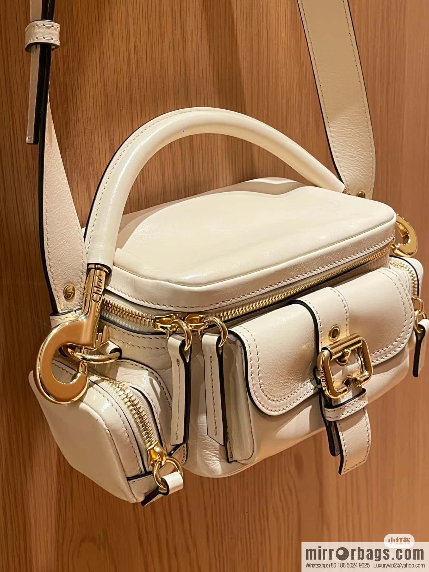 Chloe 2024 New Camera Bag W0653 White