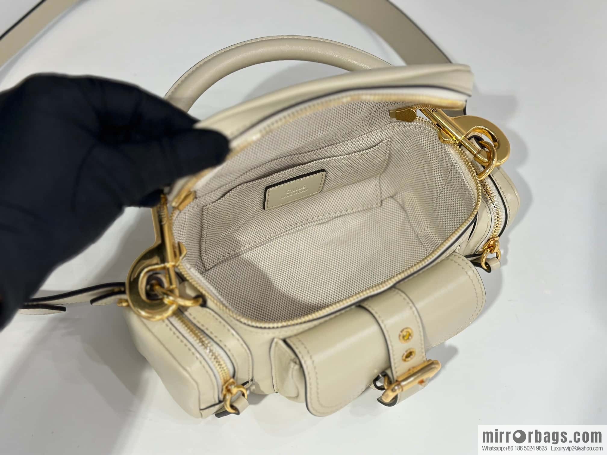 Chloe 2024 New Camera Bag W0653 White