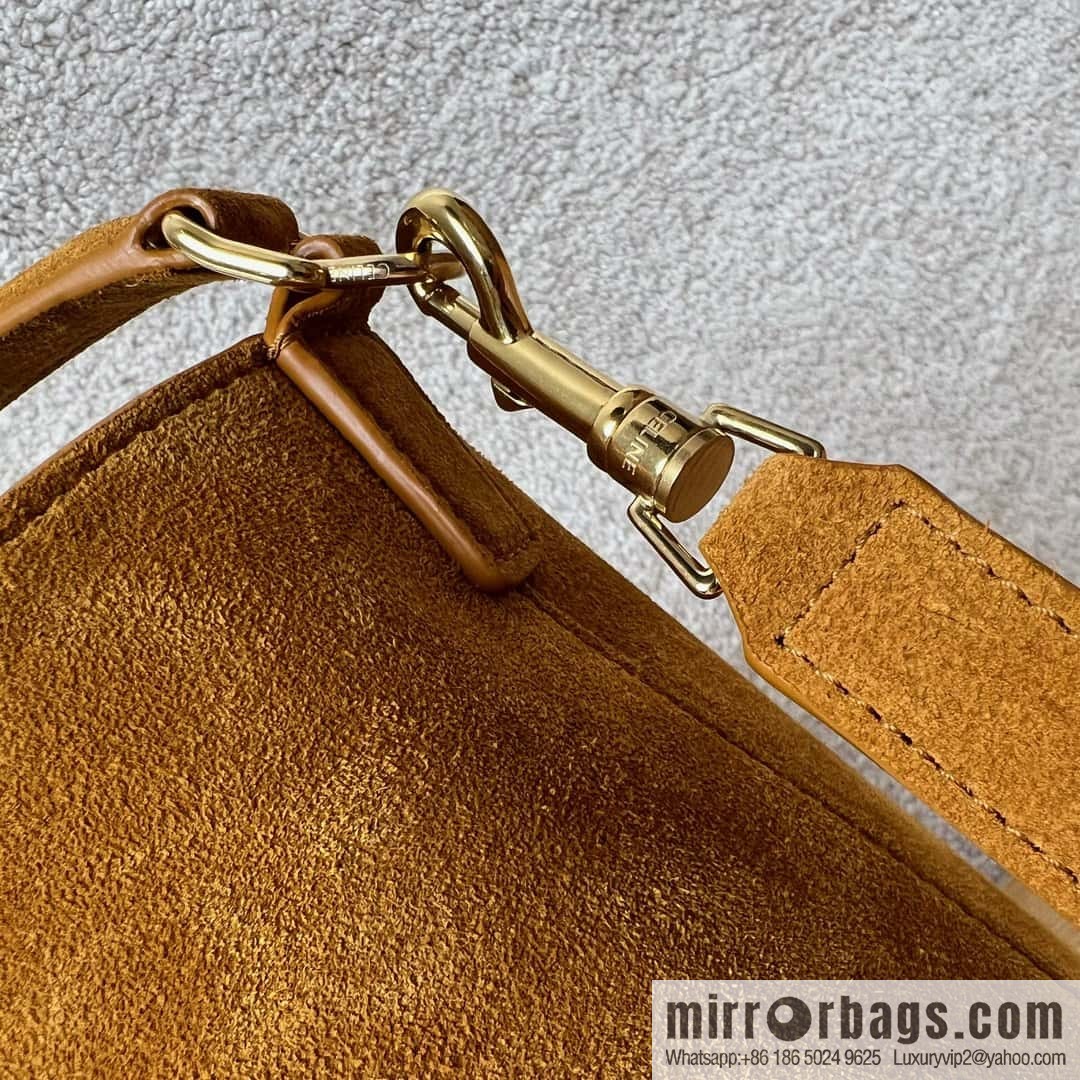 CELINE LOUISE Medium Cowhide Suede Handbag 116613