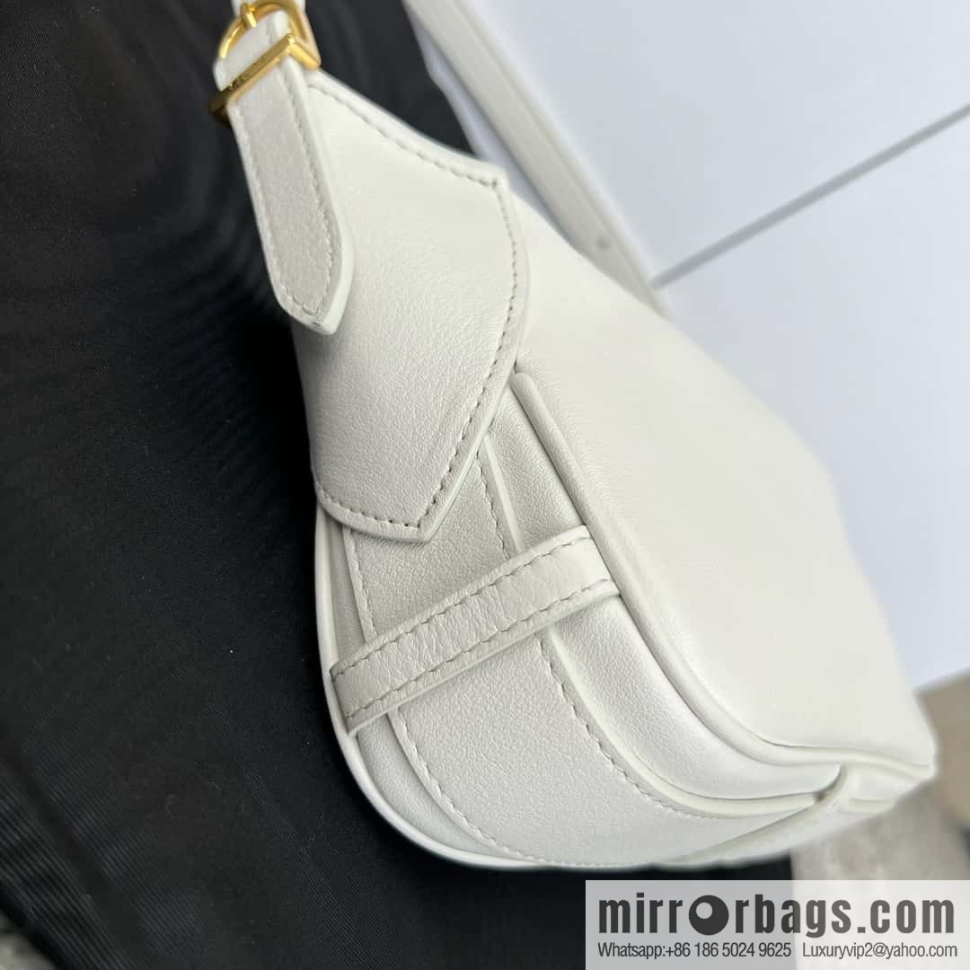 CELINE ROMY Mini Soft Cow Leather Handbag 10K123 White