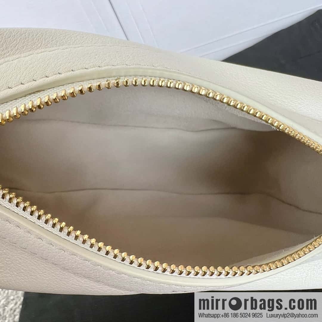 CELINE ROMY Mini Soft Cow Leather Handbag 10K123 White