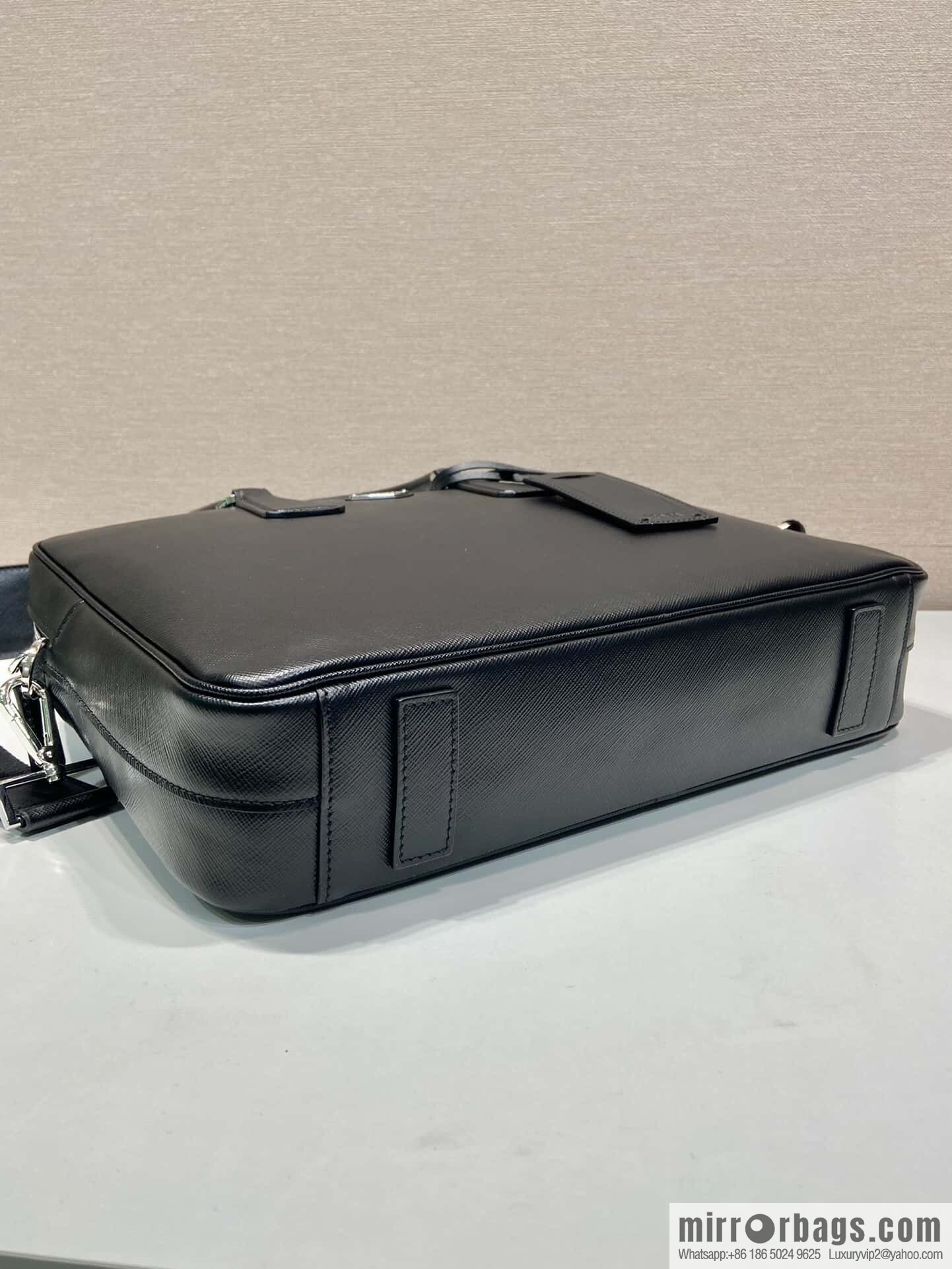 PRADA Classic Briefcase 0891 Black