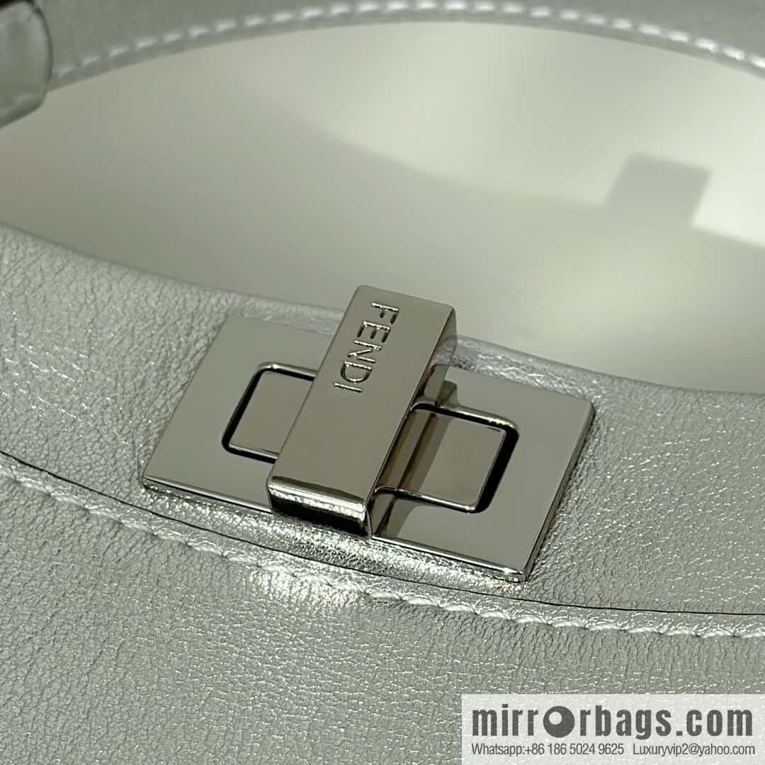 FENDI peekaboo series, model number: 2590 silver