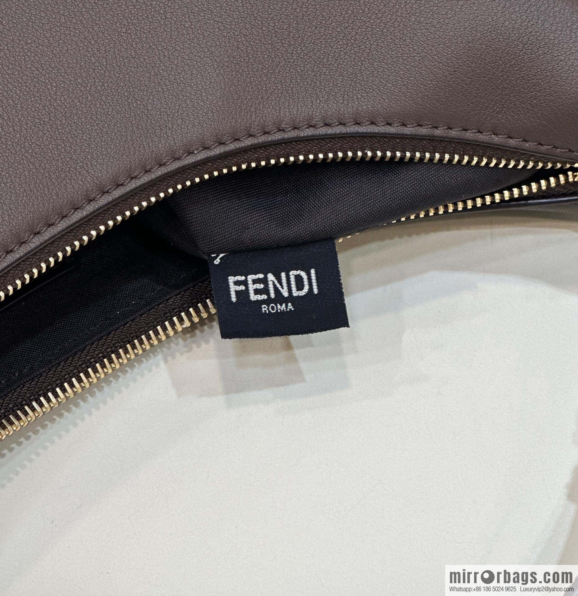 FENDI Fendigraphy: 80056m chocolate brown
