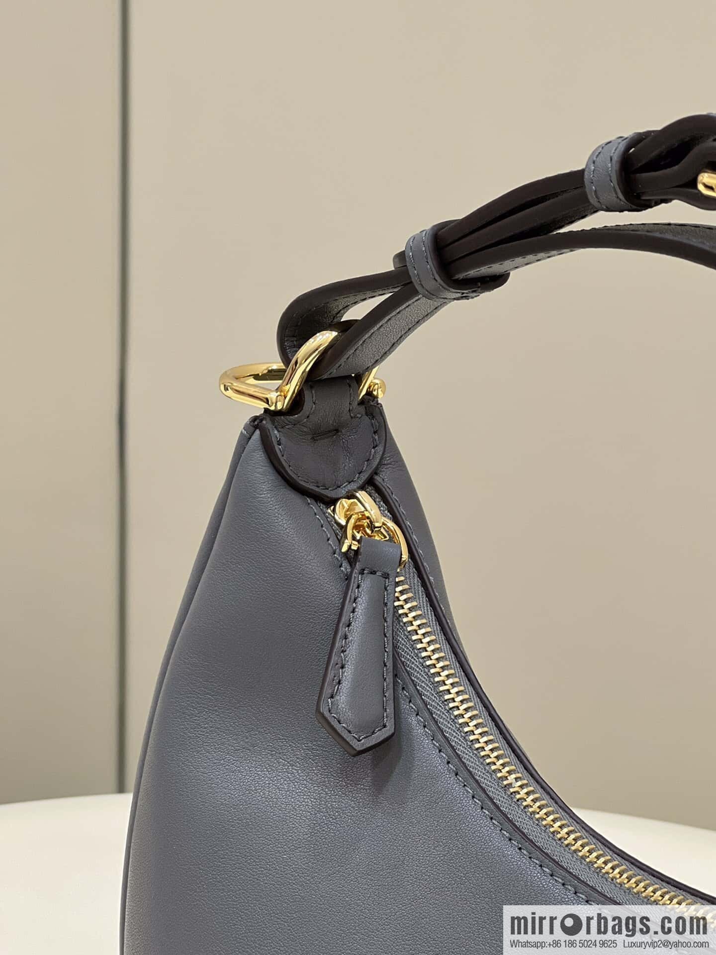 FENDI Fendigraphy armpit bag, model number: 80056m gray