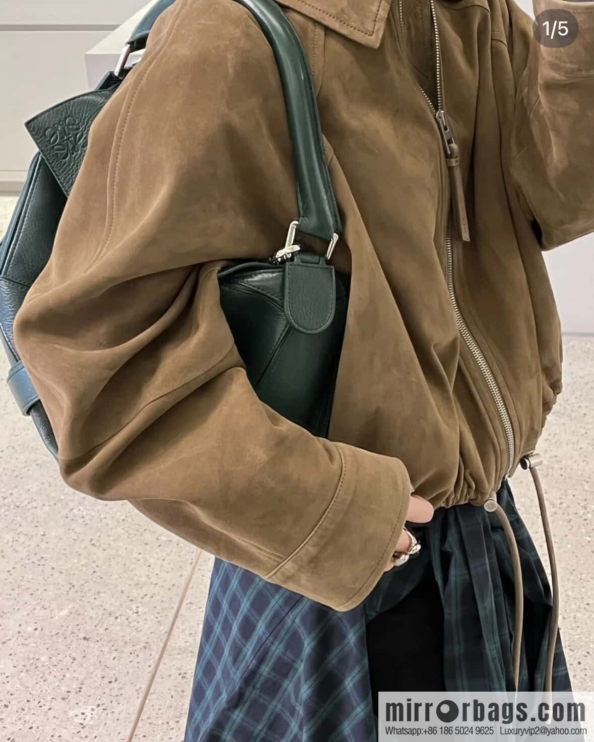 LOEWE new deerskin evergreen green 🌲 puzzle 0158