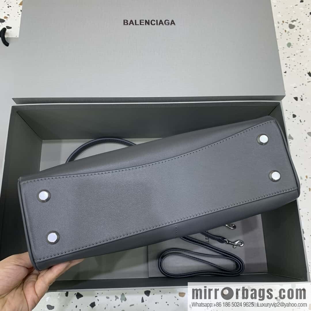 [Medium premium gray 】 𝐁𝐀𝐋𝐄𝐍𝐂𝐈𝐀𝐆𝐀 𝐑𝐎𝐃𝐄𝐎 𝐁𝐀𝐆 series handbag model number: 78972