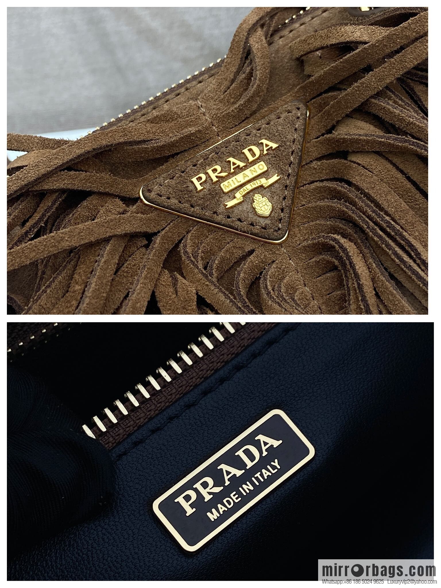 PRADA 🎉 new tassel bag 🎉 1BA457 fleece🎉🎉