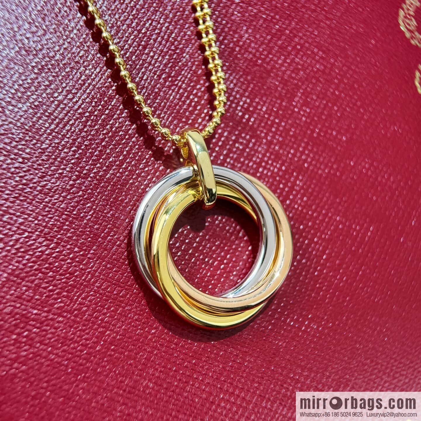 ❗New ❗ ☀ Cartier Cartier New three-ring necklace ☀