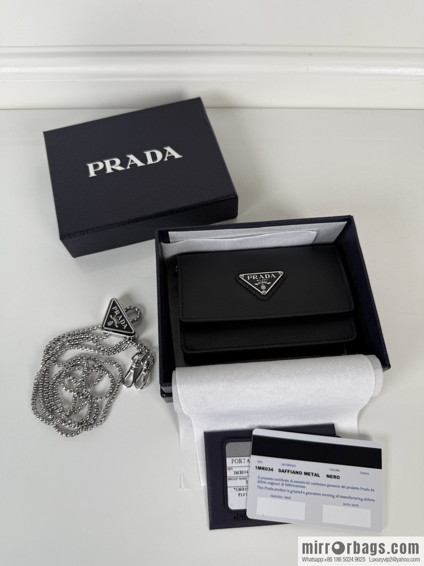 P ➡️ women's multifunctional mini backpack, model 1MR034 black cross pattern