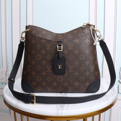 Replica Louis Vuitton Aaa-Odeon Mm M45352 Black/Natural