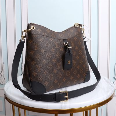 Alternative view of Replica Louis Vuitton Aaa-Odeon Mm M45352 Black/Natural
