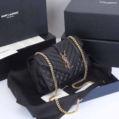 Alternative view of Replica Ysl Envelope Small Bag Embossed Leather 1754