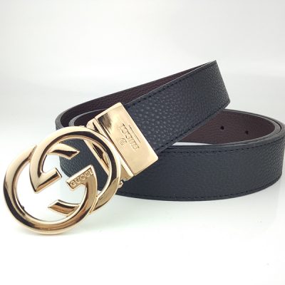 Alternative view of Replica Gucci Belt G334-75 Gold 34Mm
