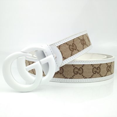 Alternative view of Replica Gucci Belt G318-75 White 38Mm