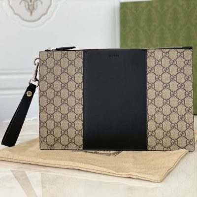 Replica Gucci Beige Canvas Pouch