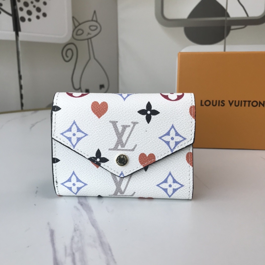 Replica Louis Vuitton Aaa-Game On Zoe Wallet M41938 Black/White - Image 10