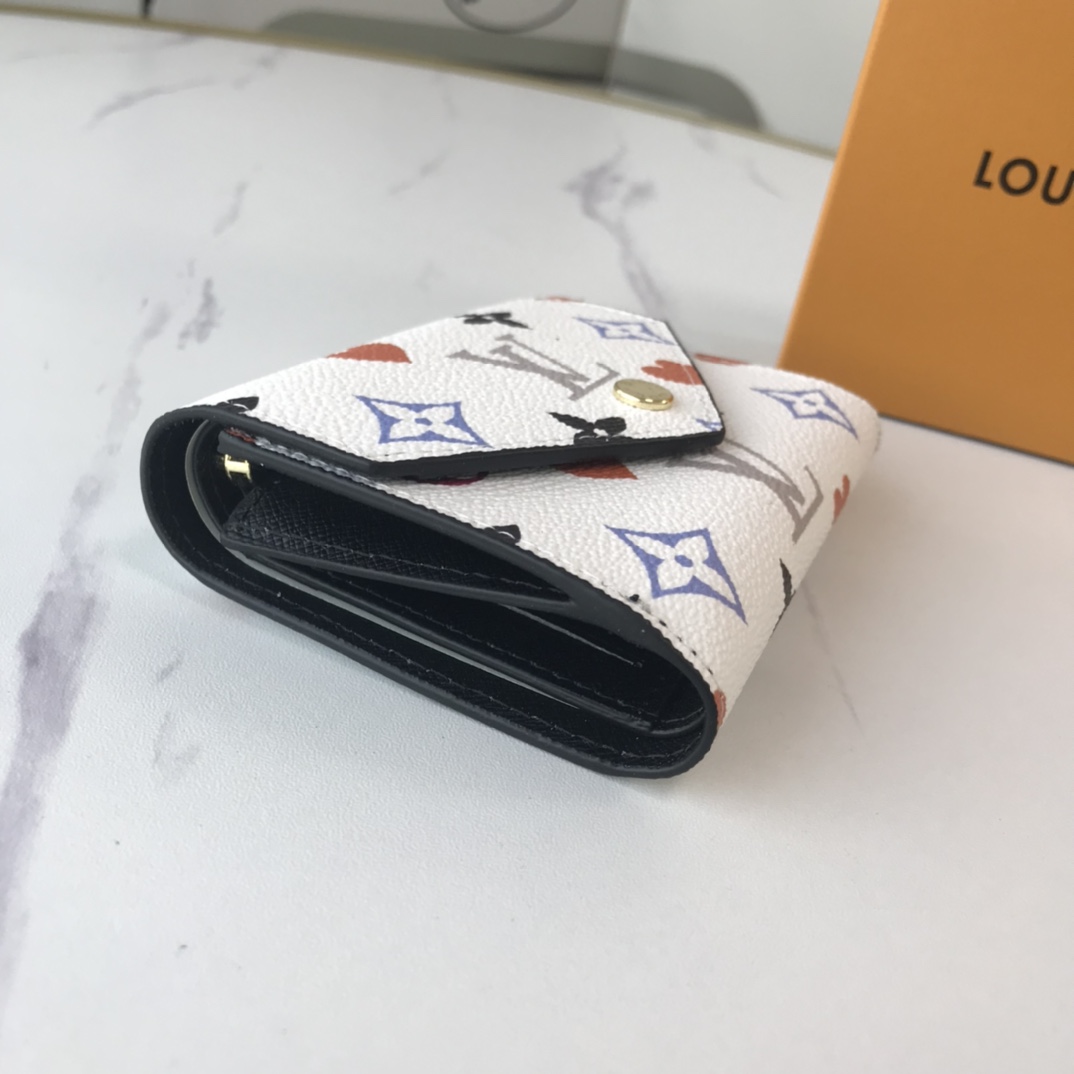Replica Louis Vuitton Aaa-Game On Zoe Wallet M41938 Black/White - Image 13