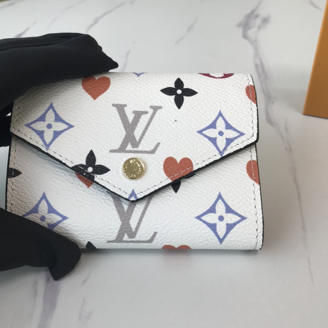 Replica Louis Vuitton Aaa-Game On Zoe Wallet M41938 Black/White - Image 14
