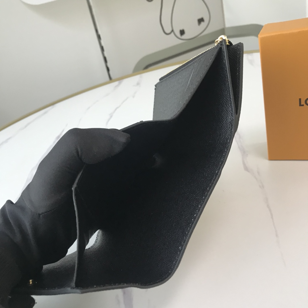 Replica Louis Vuitton Aaa-Game On Zoe Wallet M41938 Black/White - Image 17