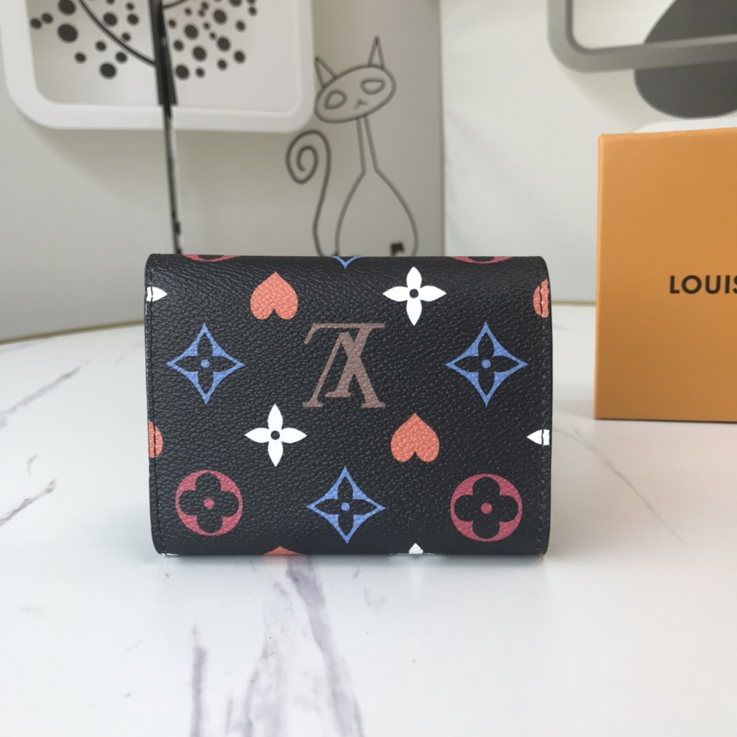 Replica Louis Vuitton Aaa-Game On Zoe Wallet M41938 Black/White - Image 2