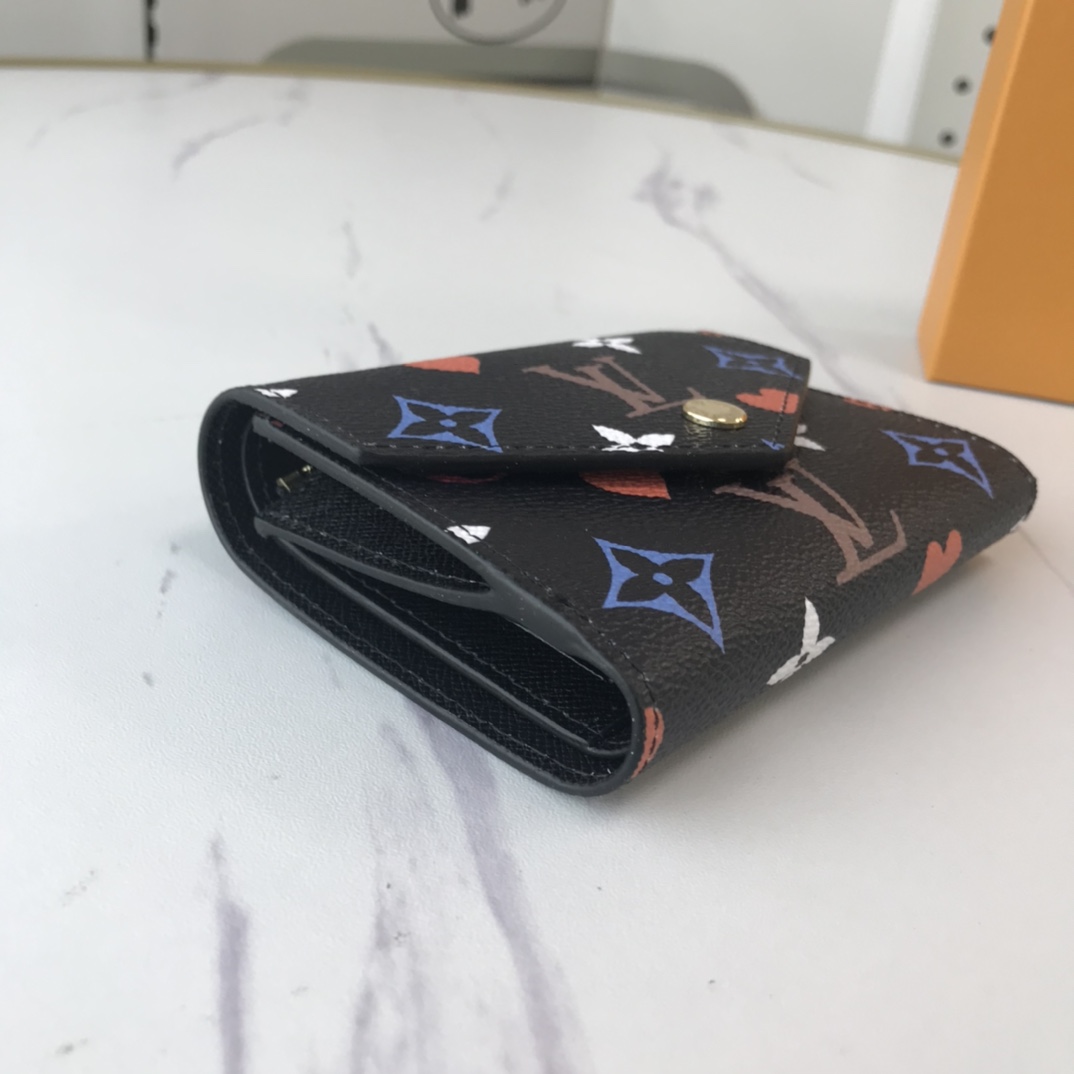 Replica Louis Vuitton Aaa-Game On Zoe Wallet M41938 Black/White - Image 4