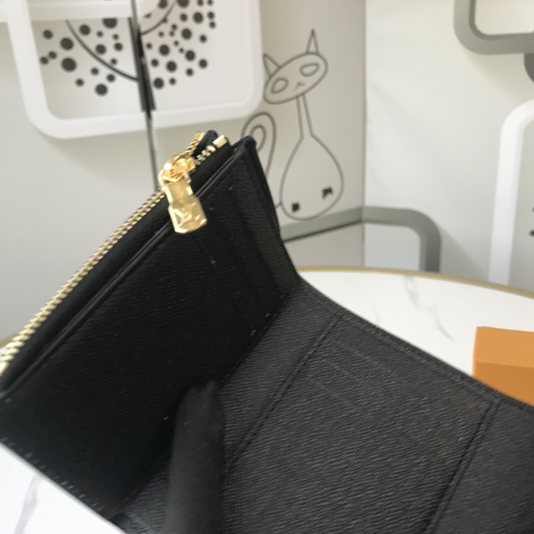 Replica Louis Vuitton Aaa-Game On Zoe Wallet M41938 Black/White - Image 8