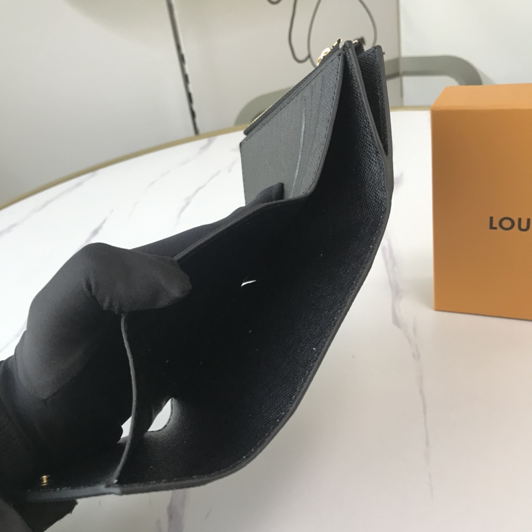 Replica Louis Vuitton Aaa-Game On Zoe Wallet M41938 Black/White - Image 9