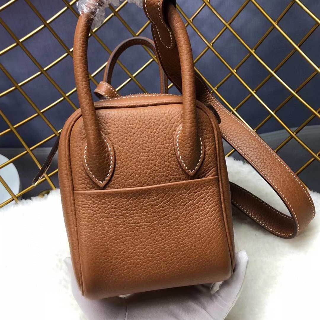 Replica Hermes Aaa-Lindy Mini Bag H079086Ck37 Black/Red/Grey - Image 17