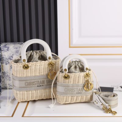 Replica Dior Lady D Bag-Grey