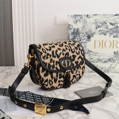 Alternative view of Replica Dior Leopard Medium Bobby Bag 22Cm