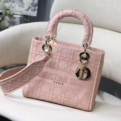 Replica Dior Medium Lady D-Lite Bag M0565/Embroidered Logo