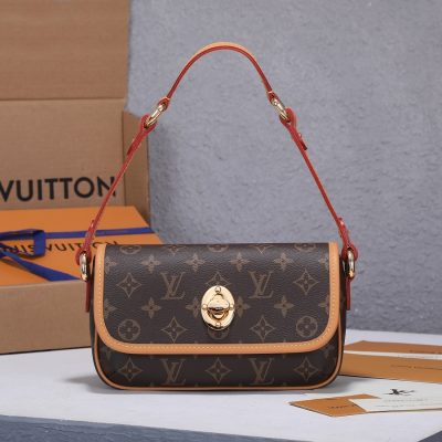 Alternative view of Replica Louis Vuitton Tikal Pm Brown Monogram Shoulder Bag