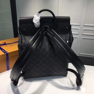 Alternative view of Replica Louis Vuitton Aaa-Steamer Backpack M44052 Black